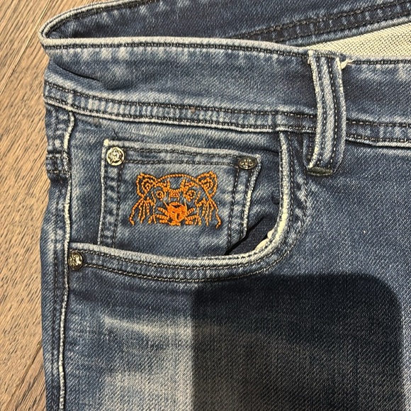Kenzo Capri denim pants Sz 36 - Picture 6 of 16